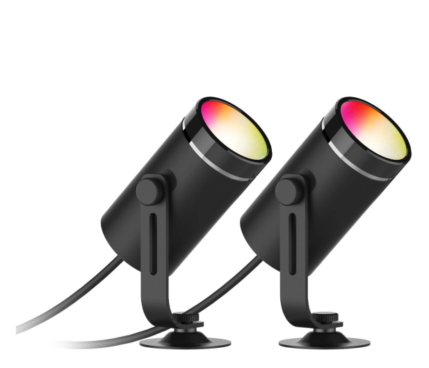 DELTACO SMART HOME Garden light, 2 lights, 6W per light, RGB + 2700K - 1308500 - zdjęcie 2
